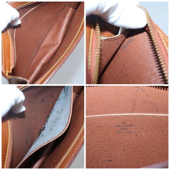 LOUIS VUITTON Epi Pochette Homme Clutch Bag Zipangu Gold M52528 LV Auth 126195 - Picture 15 of 16